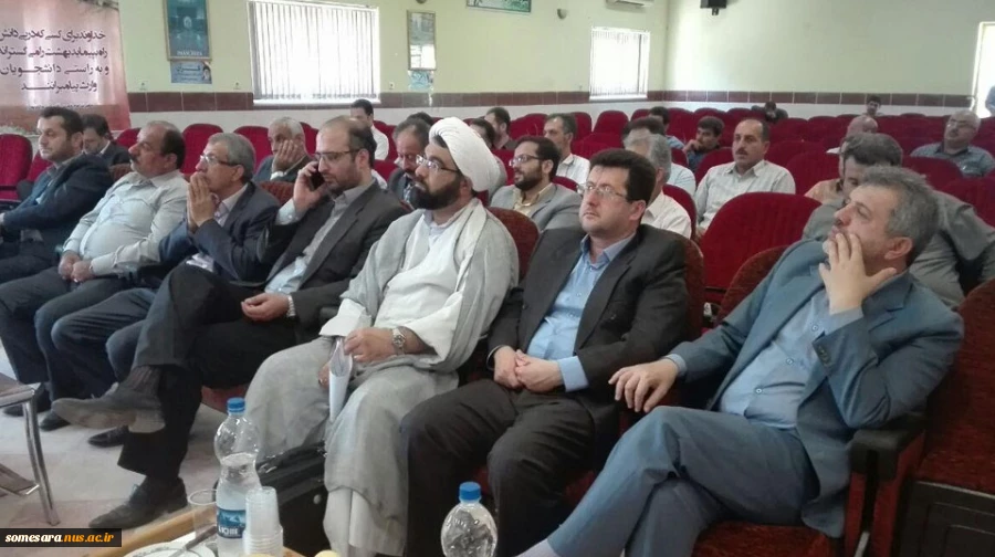 افتتاح سالن اجتماعات و نمازخانه جدید دانشکده فنی و مهندسی میرزاکوچک صومعه سرا 3