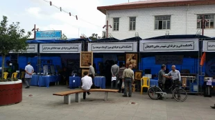 غرفه دانشکده  در نمایشگاه ارتباط دولت، صنعت و دانشگاه فنی و خرفه ای 2