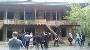 بازدید دانشجویان رشته معماری از موزه میراث روستایی گیلان 2