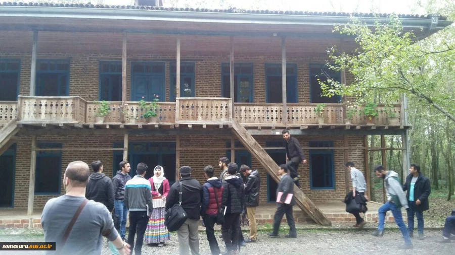 بازدید دانشجویان رشته معماری از موزه میراث روستایی گیلان 2