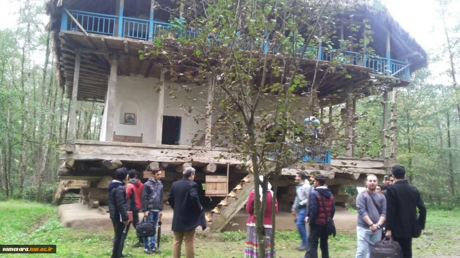 بازدید دانشجویان رشته معماری از موزه میراث روستایی گیلان 3