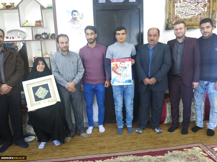 دیدار با خانواده شهید مدافع حرم شهید محمد اتابه  3