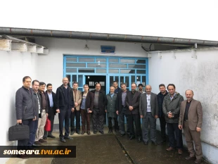 بازدید همکاران و اساتید دانشکده فنی و حرفه ای  میرزا کوچک صومعه سرا از کارگاه های مرکز علمی و کاربردی شهرستان 2
