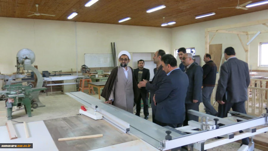 حضور حجت الاسلام والمسلمین بنیان جوادی نماینده ولی فقیه در دانشگاه فنی و حرفه ای صومعه سرا 2