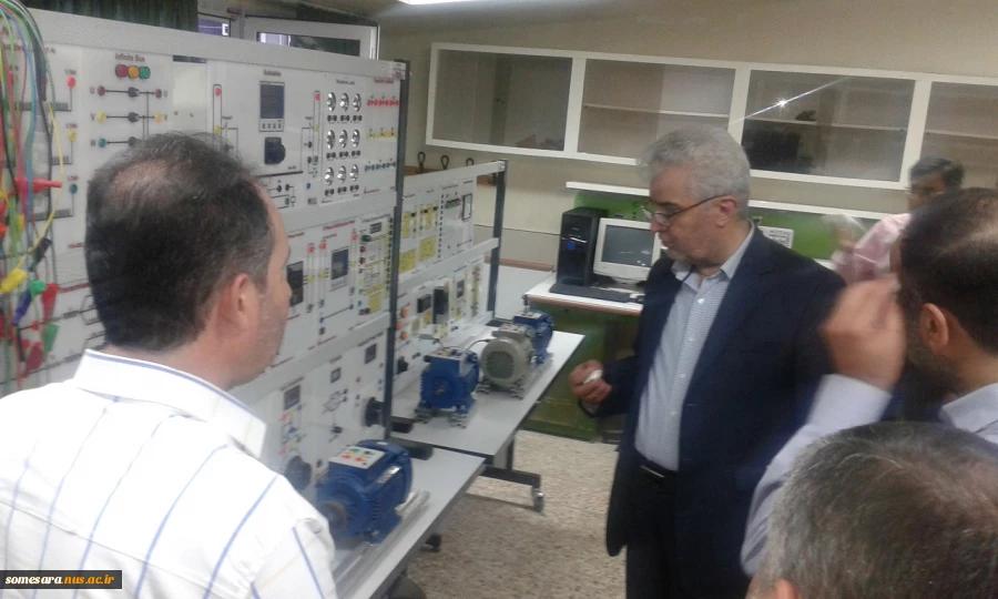 بازدید دکتر علیرضا فیروز معاون اداری و مالی دانشگاه فنی و حرفه ای 4