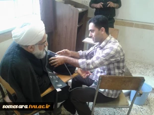 حضور حجت الاسلام والمسلمین راشدنوری امام جمعه شهرستان در مرکز صومعه سرا 5
