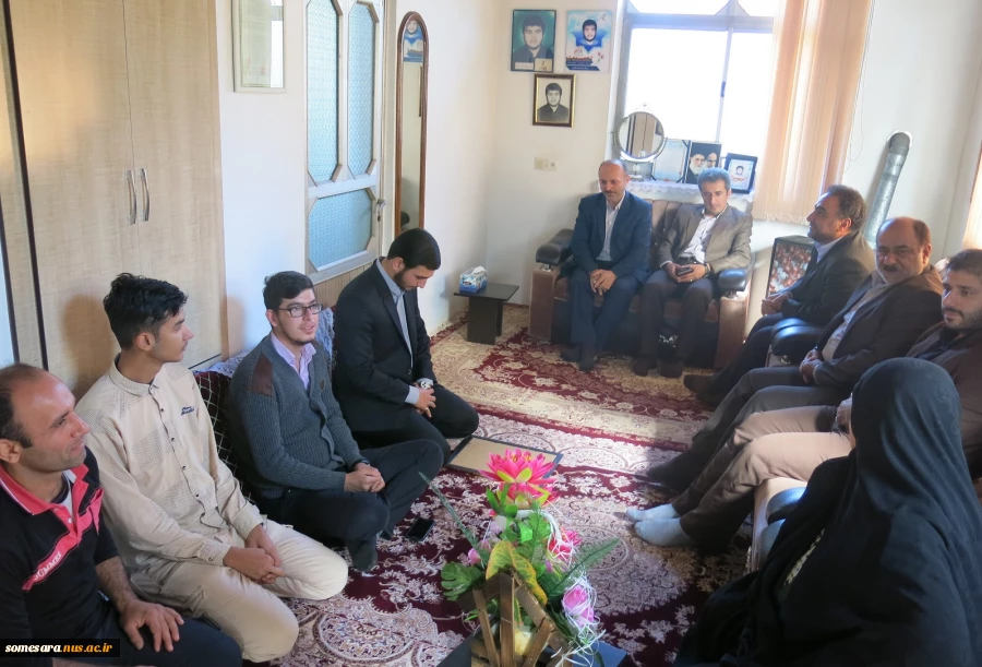 دیدار با خانواده شهید حمید عظیمی به مناسبت هفته بسیج 2