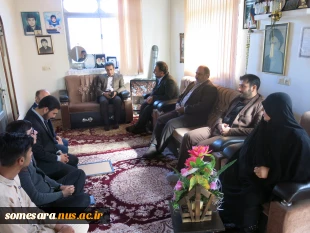 دیدار با خانواده شهید حمید عظیمی به مناسبت هفته بسیج 5