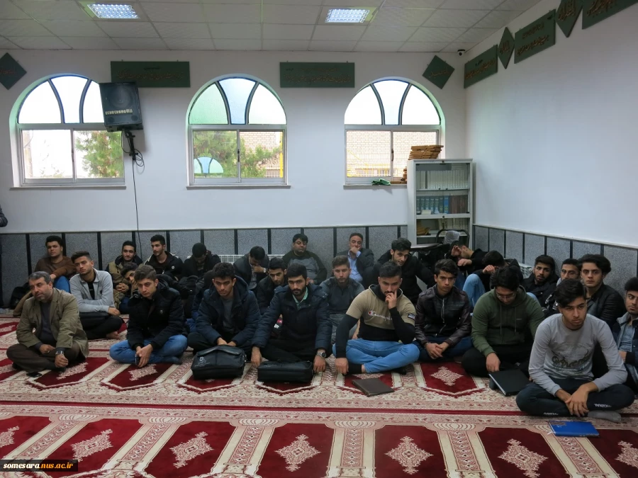 برگزاری مراسم زیارت عاشورا و سخنرانی به مناسبت هفته بسیج و ایام ولادت 5