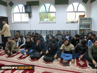 برگزاری مراسم زیارت عاشورا و سخنرانی به مناسبت هفته بسیج و ایام ولادت 4