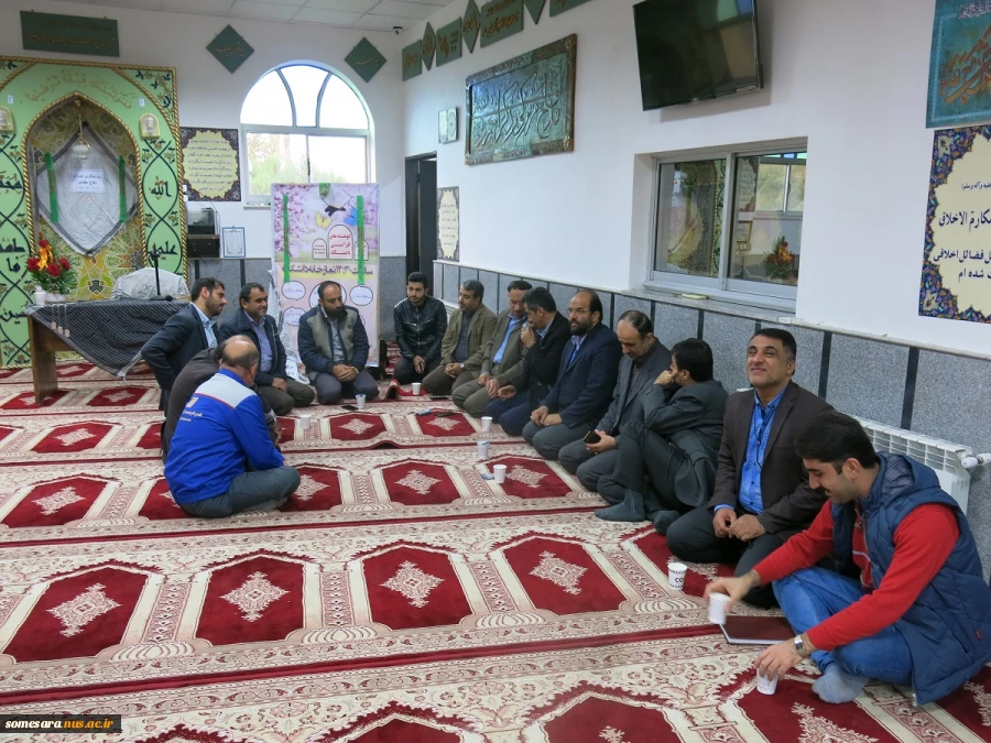 برگزاری مراسم زیارت عاشورا و سخنرانی به مناسبت هفته بسیج و ایام ولادت 6