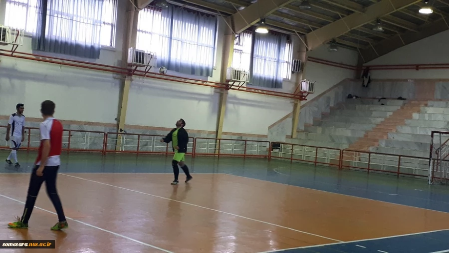 برگزاری بازی دوستانه بین تیم های فوتسال بسیج اداری و دانشجویی 3