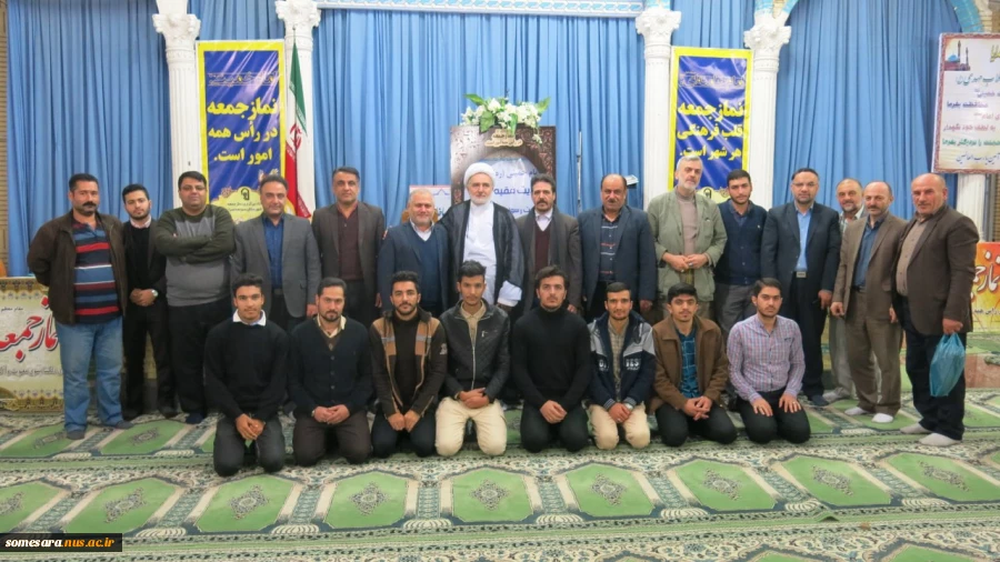 گزارش تصویری حضور پر شور همکاران و دانشجویان بسیجی در نماز جمعه رو 16 آذر  7