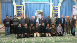 گزارش تصویری حضور پر شور همکاران و دانشجویان بسیجی در نماز جمعه رو 16 آذر  10