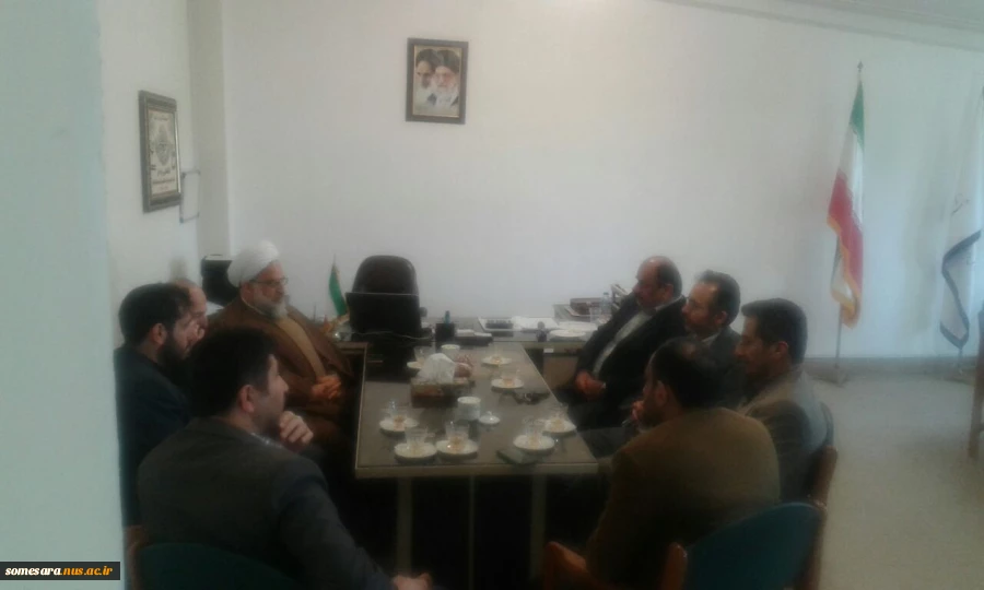 بازدید سرزده امام جمعه شهرستان صومعه سرا از دانشکده فنی و حرفه ای صومعه سرا  3