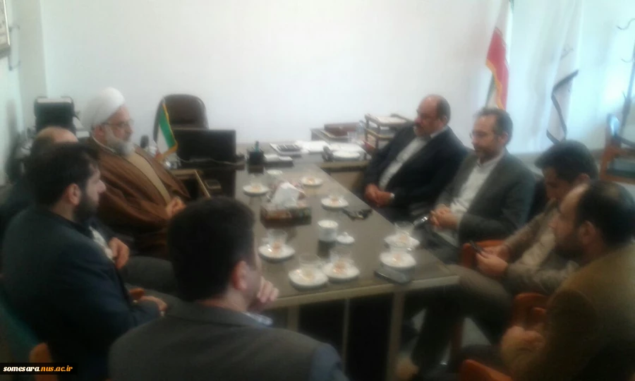 بازدید سرزده امام جمعه شهرستان صومعه سرا از دانشکده فنی و حرفه ای صومعه سرا  4