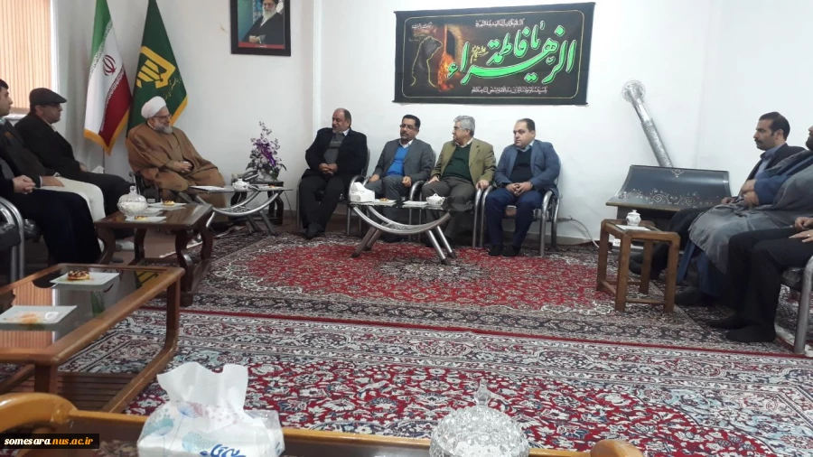 دیدار با امام جمعه شهرستان صومعه سرا و گلباران گلزار شهدا 4