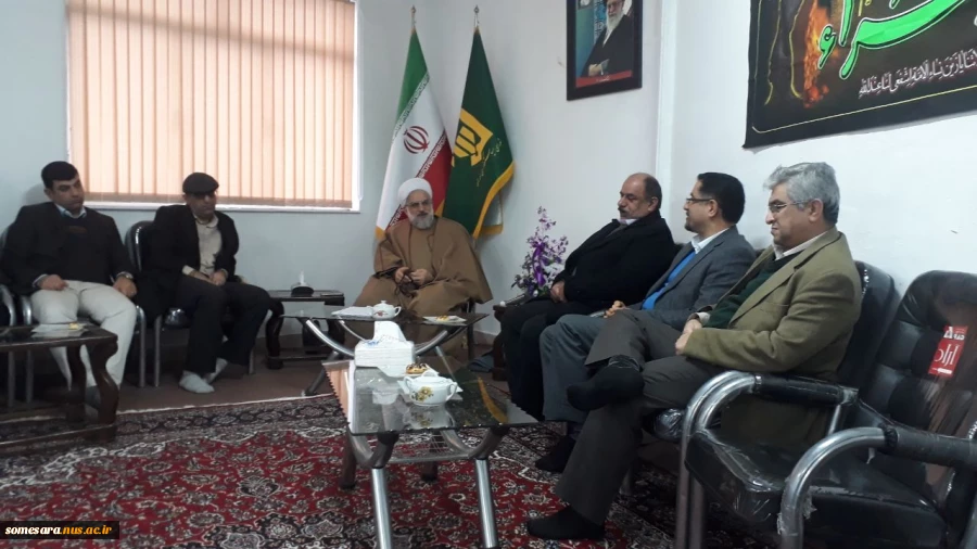 دیدار با امام جمعه شهرستان صومعه سرا و گلباران گلزار شهدا 7