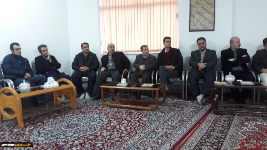 دیدار با امام جمعه شهرستان صومعه سرا و گلباران گلزار شهدا 8