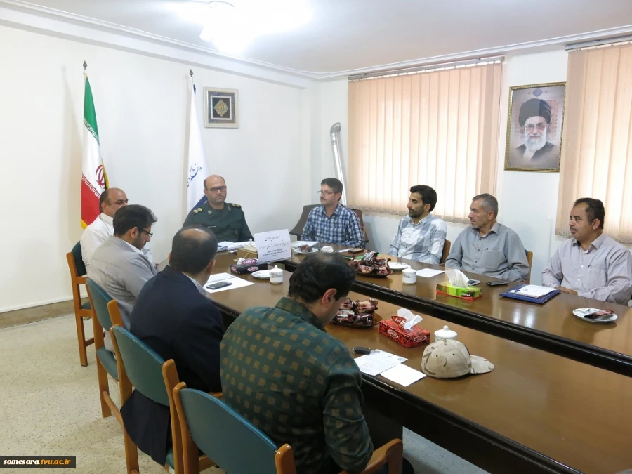 برگزاری جلسه راهبردی پایگاه های بسیج اداری شهرستان صومعه سرا به میزبانی دانشکده فنی و حرفه ای صومعه سرا 4