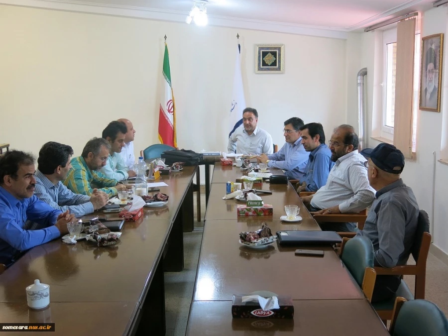 جلسه تخصصی اداره امور آموزش و مدیران گروه جهت برنامه ریزی تحصیلی سال 99-98 2