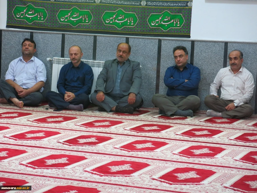 برگزاری مراسم سخنرانی و قرائت زیارت عاشورا در دهه اول محرم و اقامه نماز ظهر و عصر در دانشکده فنی و حرفه ای صومعه سرا 3