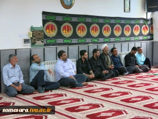 برگزاری مراسم سخنرانی و قرائت زیارت عاشورا در دهه اول محرم و اقامه نماز ظهر و عصر در دانشکده فنی و حرفه ای صومعه سرا 6
