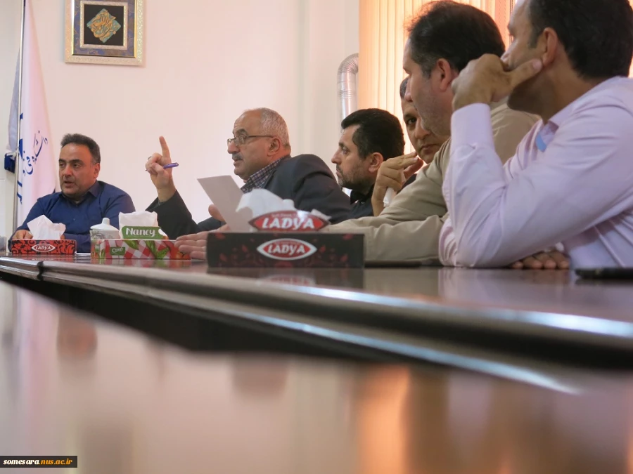 جلسه هماهنگی ستاد ثبت نام و استقبال از دانشجویان ورودی 98 دانشکده فنی و حرفه ای صومعه سرا 5