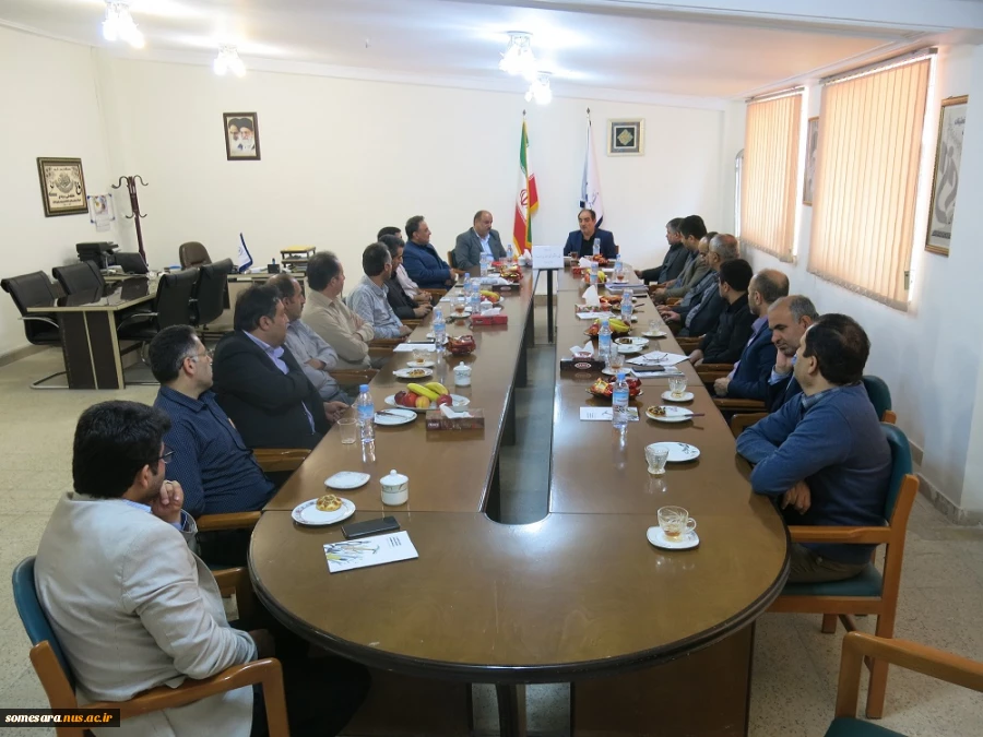 جلسه معارفه ریاست دانشکده فنی و حرفه ای صومعه سرا 2