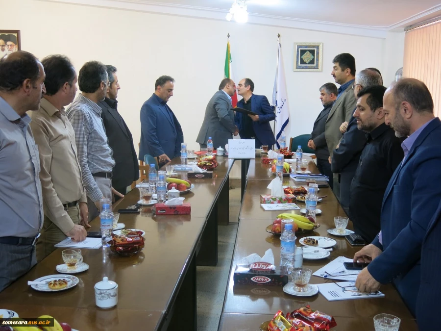 جلسه معارفه ریاست دانشکده فنی و حرفه ای صومعه سرا 5
