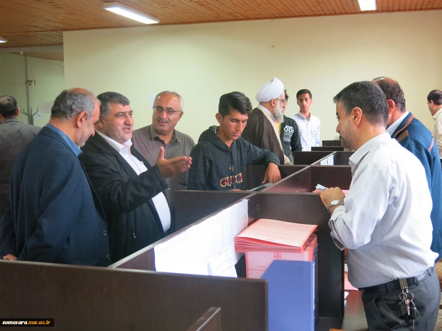 بازدید مسئولان شهرستان صومعه سرا از ثبت نام دانشجویان جدیدالورود سال تحصیلی 99-98، دانشکده فنی و حرفه ای صومعه سرا
 4