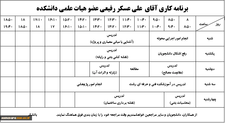 عضو هیئت علمی  - علی عسکر رفیعی 2
