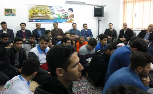 دیدار با امام جمعه محترم شهرستان صومعه سرا و حضور در گلزار شهدای والا مقام ایران اسلامی، در برنامه های روز دانشجو 6