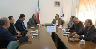 جلسه اعضای ستاد امتحانات دانشکده فنی و حرفه ای صومعه سرا در آستانۀ امتحانات نیمسال اول تحصیلی 99-98