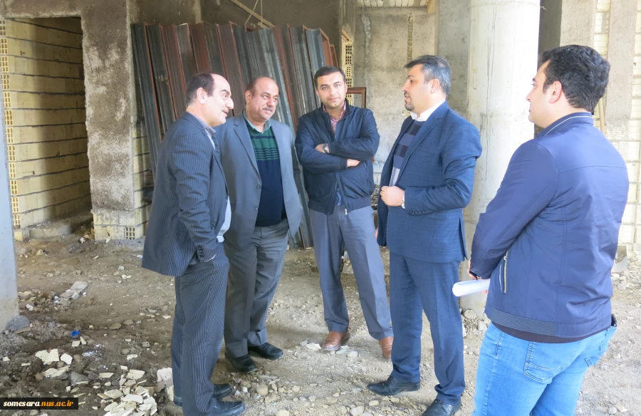 بازدید سرزده رئیس دانشگاه فنی و حرفه ای استان گیلان ازروند اجرائی پروژه خوابگاه مرکزی دانشکده فنی و حرفه ای صومعه سرا  2