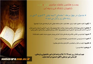 بیست و هشتمین جشنواره سراسری قرآن و عترت دانشجویان دانشگاه فنی و حرفه ای