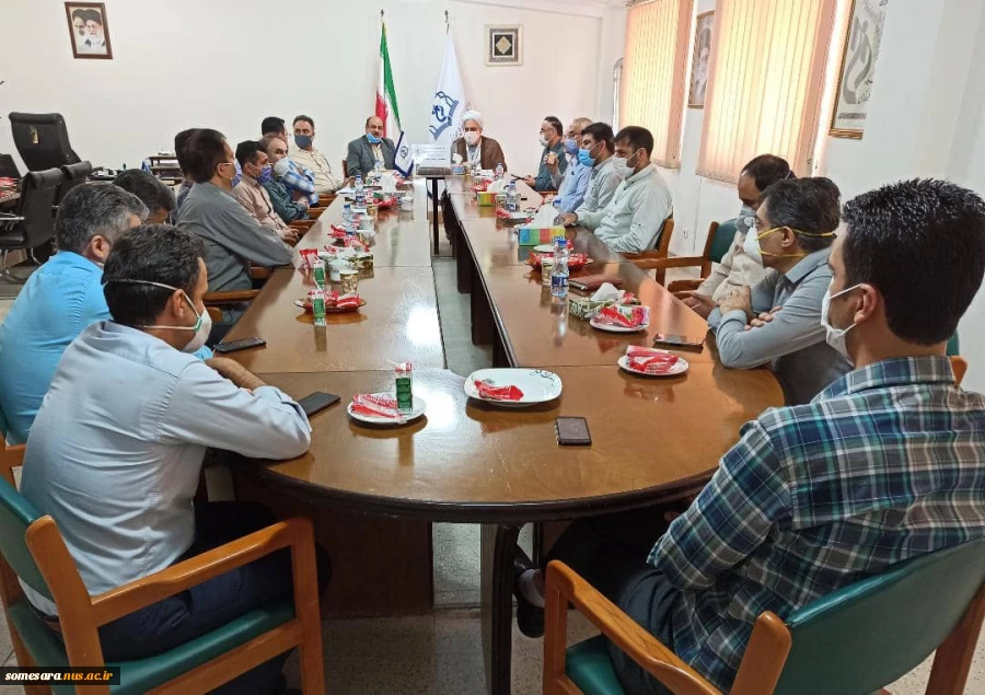 حضور نماینده ولی فقیه و امام جمعه محترم شهرستان صومعه سرا؛ به مناسبت هفته ملی مهارت، از دانشکده فنی و حرفه ای صومعه سرا 3