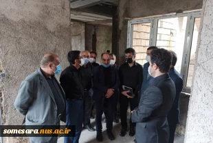 بازدید مدیرکل عمرانی دانشگاه فنی و حرفه ای کشور و رئیس دانشگاه فنی و حرفه ای استان گیلان؛ از پروژه در دست اجرای خوابگاه مرکزی دانشکده صومعه سرا 2