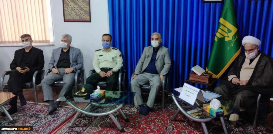 دیدار رئیس دانشکده فنی و حرفه ای صومعه سرا؛ در روز آغازین هفته دولت از امام جمعه شهرستان. 2