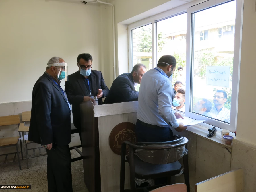 اجرای ثبت نام حضوری در دانشکده 3