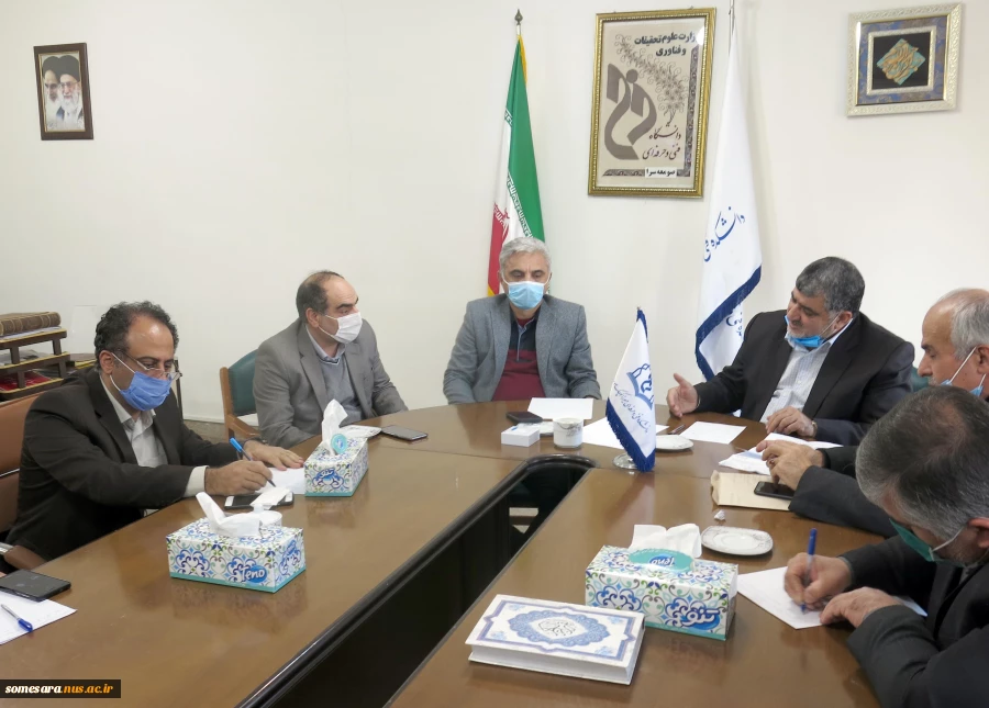 بازدید نماینده محترم شهرستان صومعه سرا و فرماندار محترم و هیئت همراه از دانشکده صومعه سرا  2