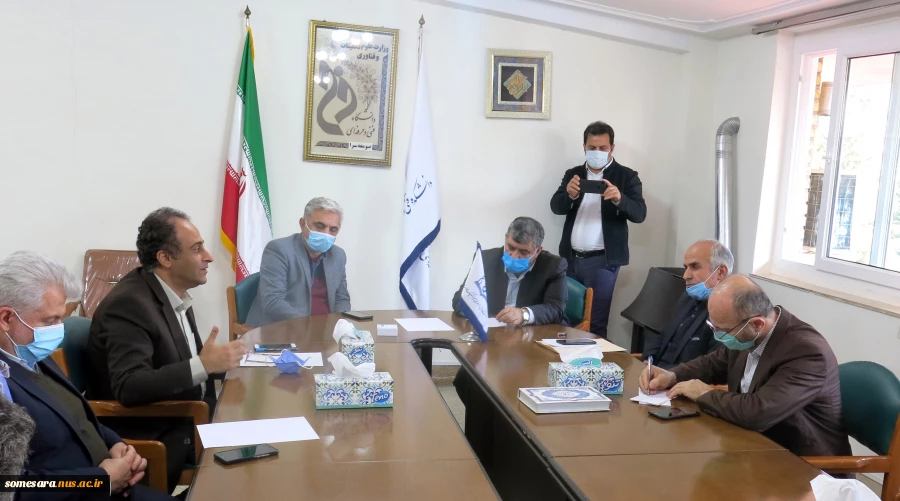 بازدید نماینده محترم شهرستان صومعه سرا و فرماندار محترم و هیئت همراه از دانشکده صومعه سرا  4