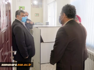 بازدید نماینده محترم شهرستان صومعه سرا و فرماندار محترم و هیئت همراه از دانشکده صومعه سرا  5
