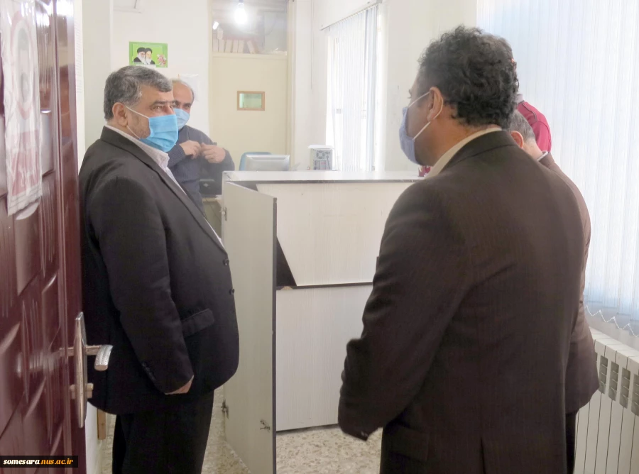 بازدید نماینده محترم شهرستان صومعه سرا و فرماندار محترم و هیئت همراه از دانشکده صومعه سرا  5