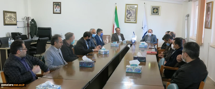 معارفه معاونت آموزشی دانشکده فنی و حرفه ای صومعه سرا، با حضور ریاست  و مدیریت محترم حراست دانشگاه فنی و حرفه ای استان گیلان 2