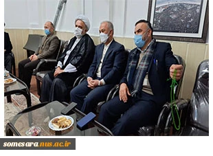 دیدار امام جمعه،نماینده مجلس،فرماندار و معاون دانشکده فنی وحرفه ای و تعدادی از مسئولین شهرستان با حضرت آیت الله فلاحتی نماینده مقام معظم رهبری در گیلان 2