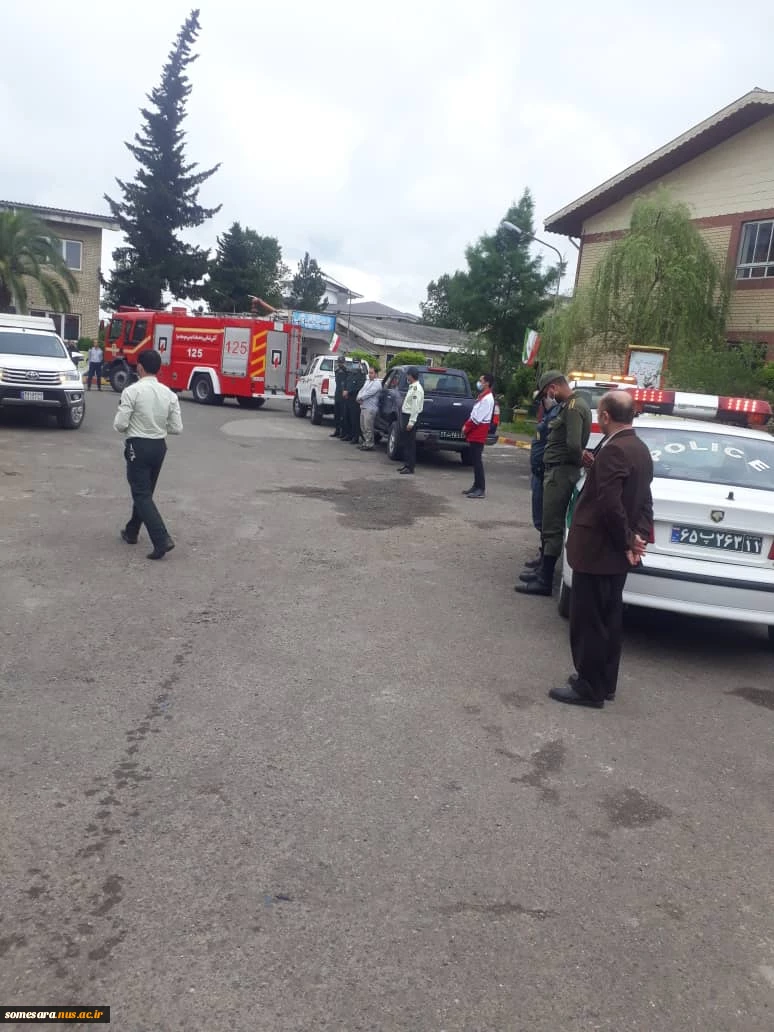 مانور پدافند غیر آمل 2