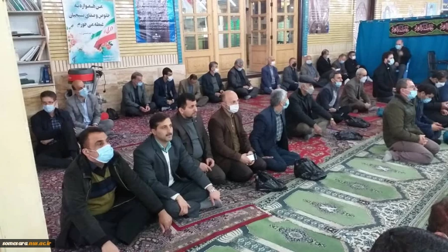 شرکت کارکنان دانشکده در مصلی نمازجمعه شهرستان 2