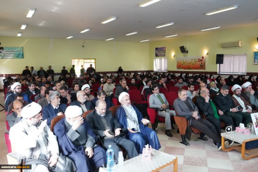 برگزاری یادواره شهدای دانشجوی غرب گیلان در دانشکده فنی و حرفه ای صومعه سرا 6